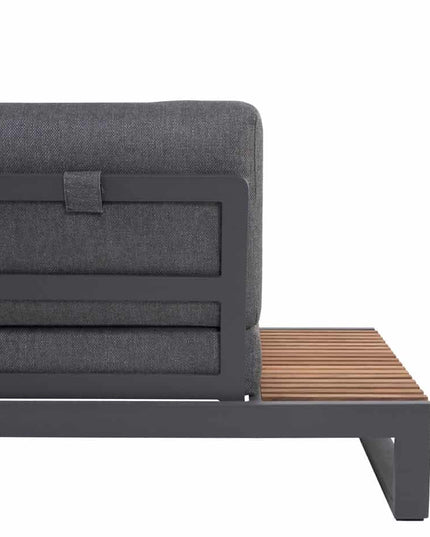 Taste 4SO Kioto loungeset modulair antraciet + salontafel 120 x 60 cm