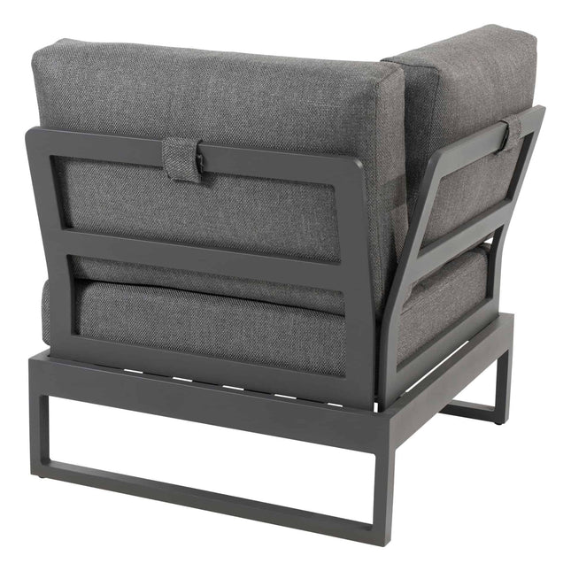 Taste 4SO Kioto loungeset modulair antraciet + salontafel 120 x 60 cm
