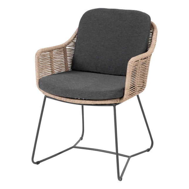 Taste 4SO Belmond Dining Naturel + Fiesta Tabelle 90 × 90 cm