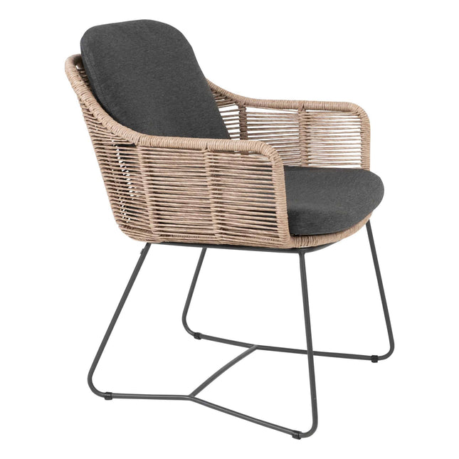 Taste 4SO Belmond Dining Naturel + Fiesta Tabelle 90 × 90 cm