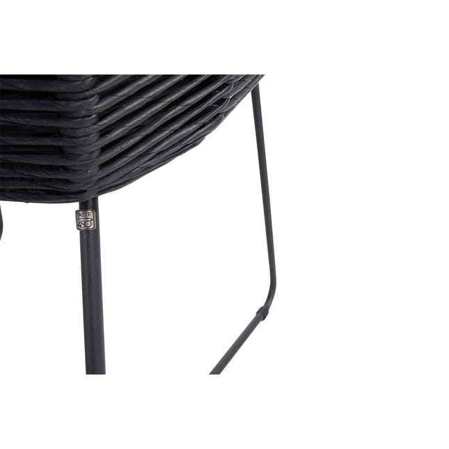 Taste 4SO Belmond dining antraciet + Prado tafel 130 Ø cm
