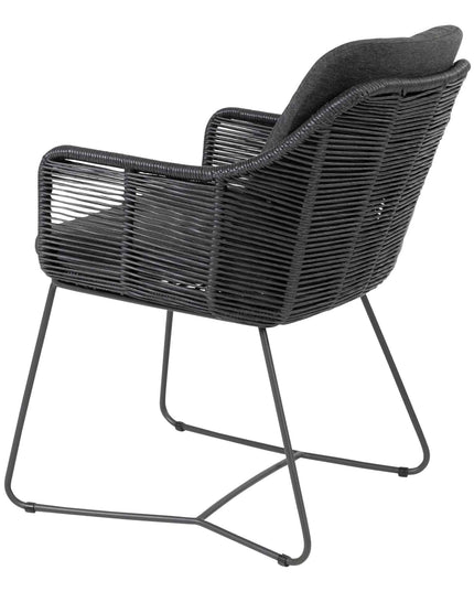 Taste 4SO Belmond Dining Anthrazit + Prado Tabelle 130 Ø cm