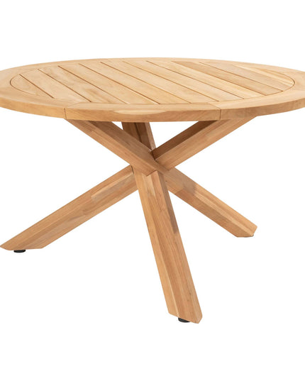 4 Seasons Outdoor Levi Stapelbares Essen + Geschmack 4SO Prado Teak Tabelle 130 Ø CM