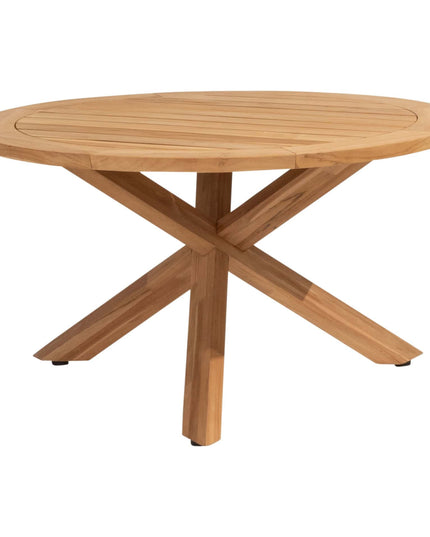 Taste 4SO Sienna Dining + Prado Teak Tabelle 130 Ø CM Teak -Basis