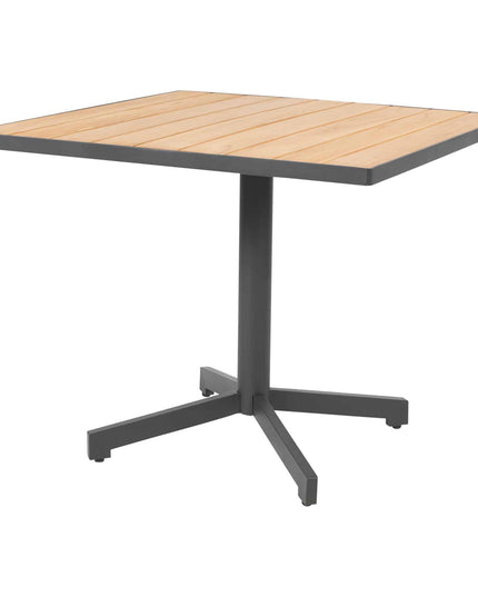 Taste 4SO Melbourne Dining + Fiesta Tisch mit Teaktisch -Tisch 90 x 90 cm