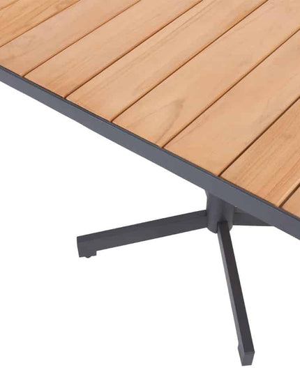 Taste 4SO Melbourne Dining + Fiesta Tisch mit Teaktisch -Tisch 90 x 90 cm