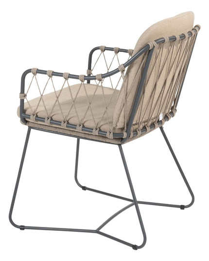 Taste 4SO Prego Dining + 4 Seasons Outdoor Montana Tisch HPL Slate Anthrazit 280 cm