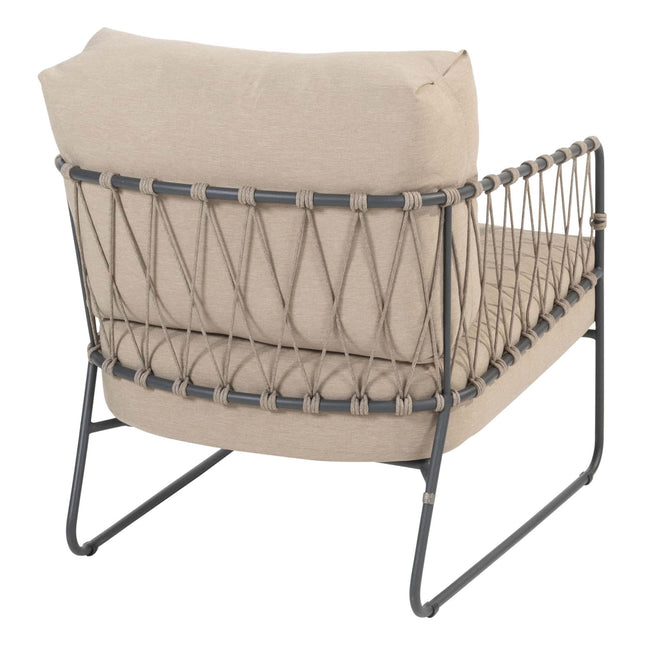 Taste 4SO Prego bistro loungeset + 4 Seasons Outdoor Verdi bijzettafel 45 Ø cm