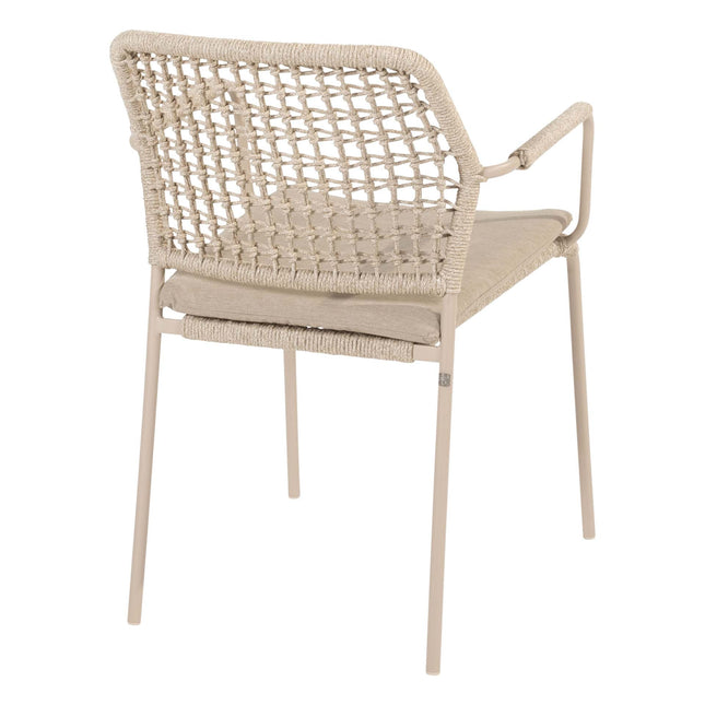 Taste 4SO Barista Dining Latte + Prado Teak Tabelle 130 Ø CM