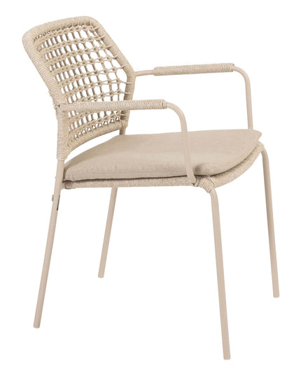 Taste 4SO Barista Dining Latte + Prado Teak Tabelle 130 Ø CM