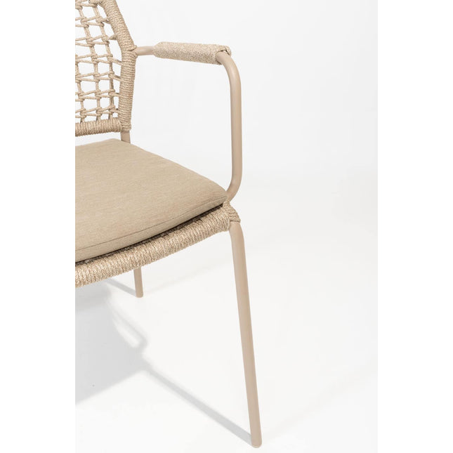 Taste 4SO Barista Dining Latte + Liam Teak Tabelle 240 cm