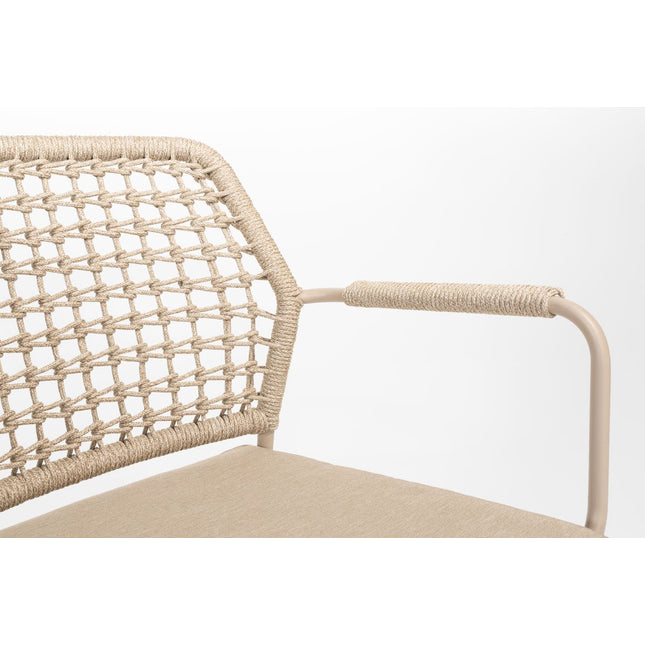 Taste 4SO Barista Dining Latte + Prado Teak Tabelle 130 Ø CM