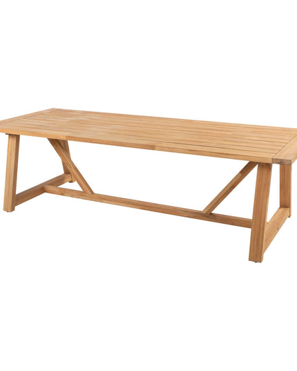 4 Seasons Outdoor Levi Stapelbares Essen + Geschmack 4SO Noah Teak Tabelle 260 cm