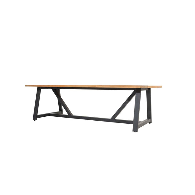 Taste 4SO Parma stapelbare dining + Noah teak tafel 260 cm
