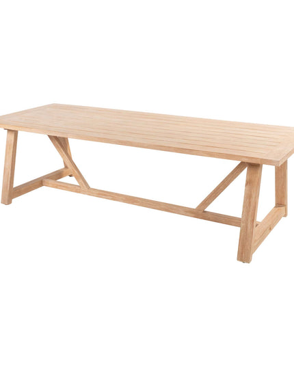 4 Seasons Outdoor Julia Dining + Taste 4SO Noah gebürstete Teaktisch 260 cm
