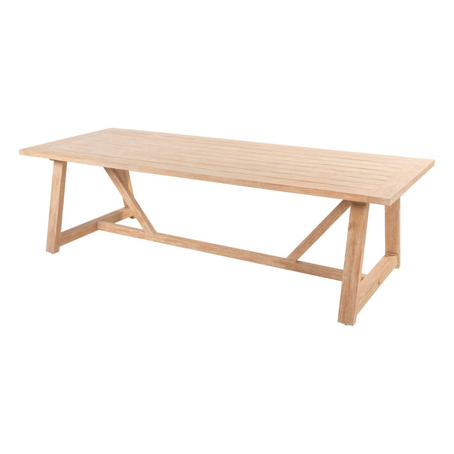 4 Seasons Outdoor Jura Dining + Taste 4SO Noah gebürstete Teaktisch 260 cm