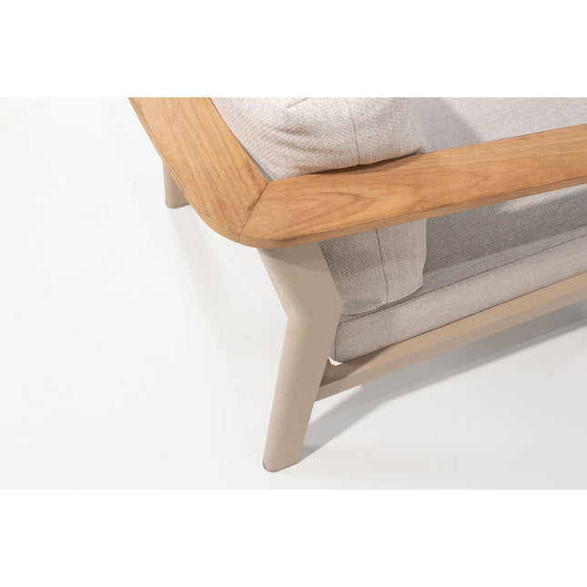 Taste 4SO Olivia loungeset 3-zits lounge bank + 2x lounge stoel + voetenbank