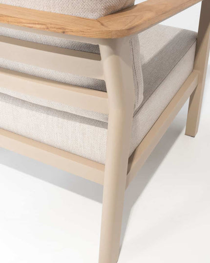 Taste 4SO Olivia Lounge Set 3-Sitzer-Lounge-Sofa + 2x Lounge Stuhl + Sara-Kaffeetische
