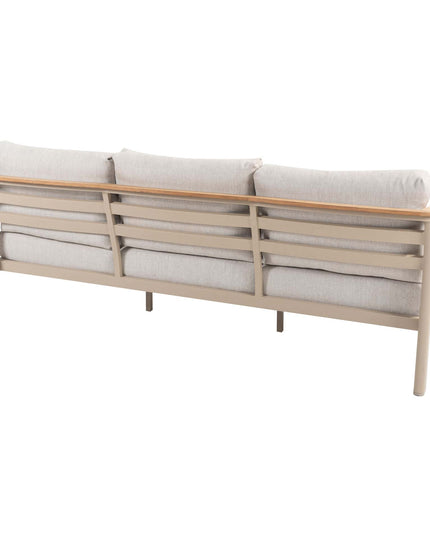 Taste 4SO Olivia Lounge Set 3-Sitzer-Lounge-Sofa + 2x Lounge Stuhl + Sara-Kaffeetische