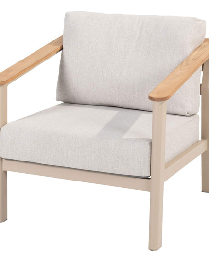 Taste 4SO Olivia Lounge Set 3-Sitzer-Lounge-Sofa + 2x Lounge Stuhl + Sara-Kaffeetische