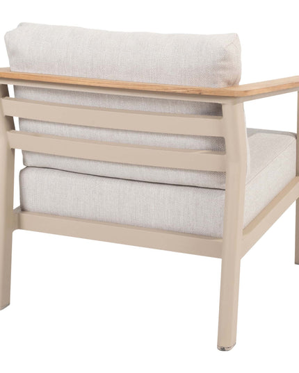 Taste 4SO Olivia Lounge Set 3-Sitzer-Lounge-Sofa + 2x Lounge Stuhl + Sara-Kaffeetische
