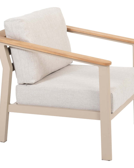 Taste 4SO Olivia Lounge Set 3-Sitzer-Lounge-Sofa + 2x Lounge Stuhl + Sara-Kaffeetische