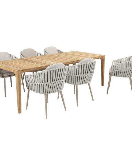 Taste 4SO Eva Dining + Liam Teak Tabelle 240 cm
