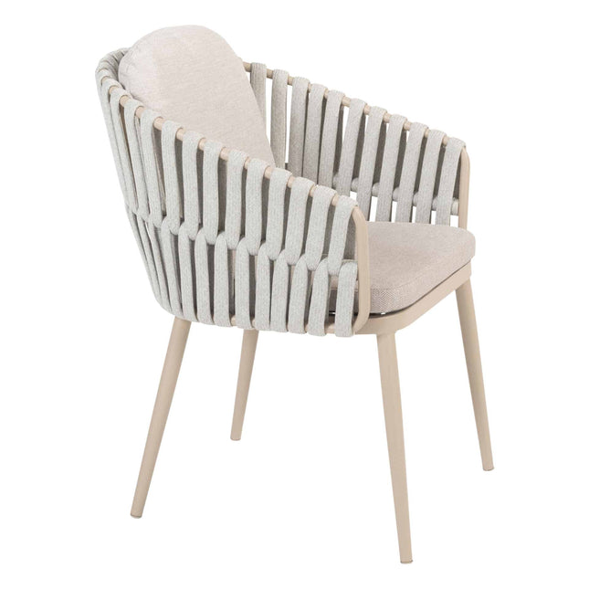 Taste 4SO Eva dining + Manolo tafel latte met geprint keramiek tafelblad 240 cm