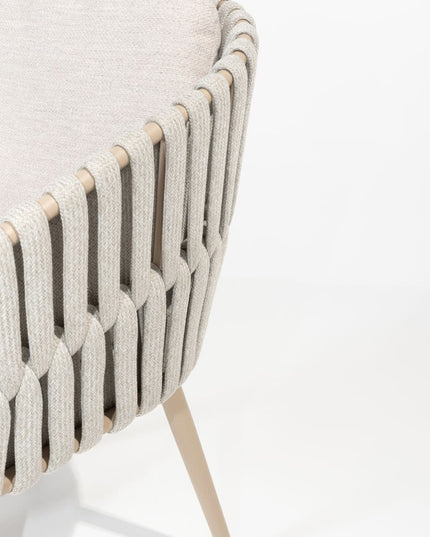 Taste 4SO Eva dining + Manolo tafel latte met geprint keramiek tafelblad 240 cm