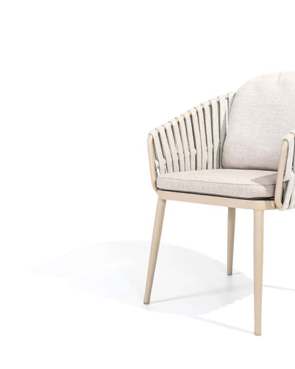 Taste 4SO Eva dining + Manolo tafel latte met geprint keramiek tafelblad 240 cm