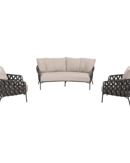 4 Seasons Outdoor -Geschmack 4SO Albareto Bio -Lounge -Sofa + Fußstopp + Dali -Kaffeetische