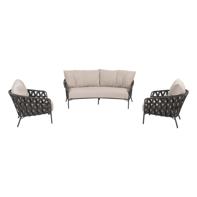 4 Seasons Outdoor -Geschmack 4SO Albareto Bio -Lounge -Sofa + Fußstopp + Dali -Kaffeetische