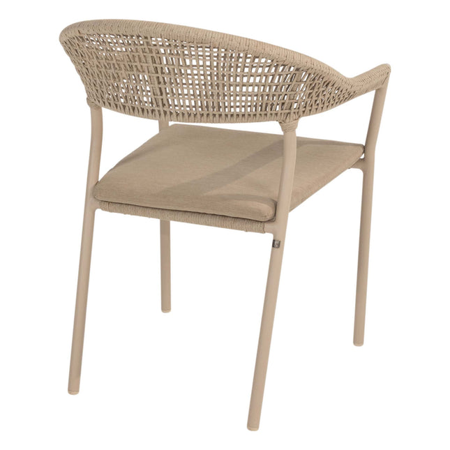 Taste 4SO Sienna dining + Liam eettafel teak 180 x 100 cm