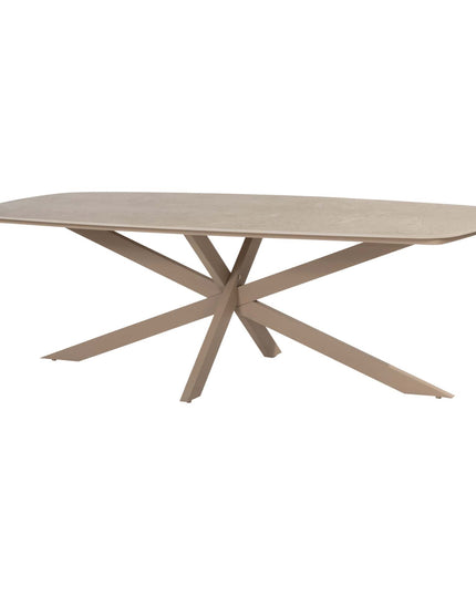 Taste 4SO Sienna Dining + Prado Tisch mit Keramik -Tisch -Top -Fass -Latte 240 cm