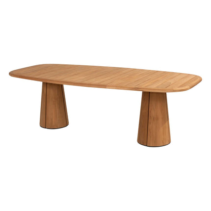 Taste 4SO Capri tafel barrel-vorm teak 240 x 110 cm