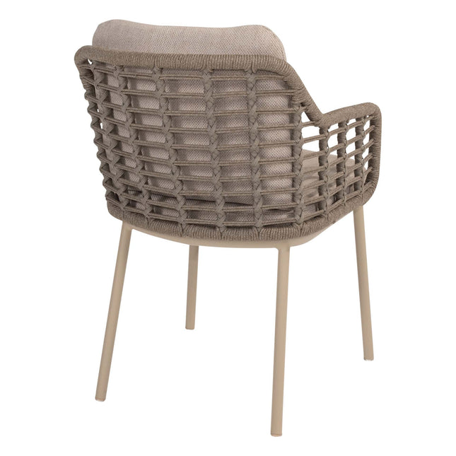 Geschmack 4 Also, Esststuhl für Puglia + Prado Teak Tabelle 160 Ø CM Latte Basis