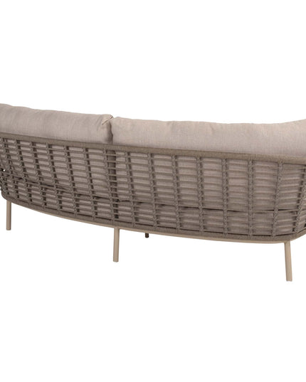 Taste 4SO Puglia loungeset latte, 3-zits loungebank + 2x lounge stoel