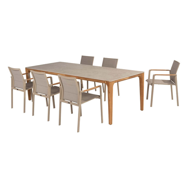 Taste 4SO Cortina Dining + Liam Esstisch mit Keramiktisch Top 240 cm