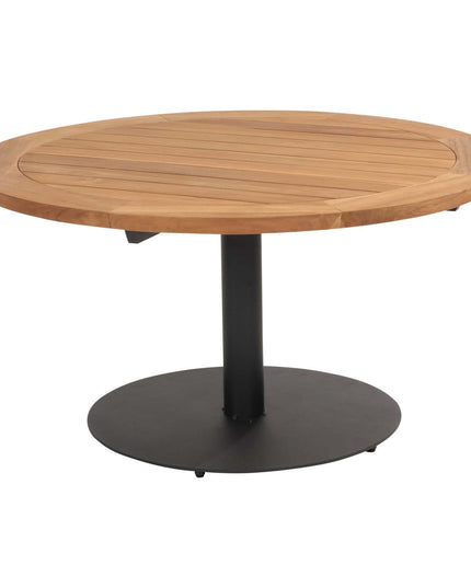 Taste 4SO Saba Low Dining Teak Tabelle 130 Ø CM Anthrazit -Chassis