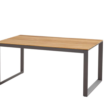 Taste 4SO Heritage teak tafel 160 cm matt carbon