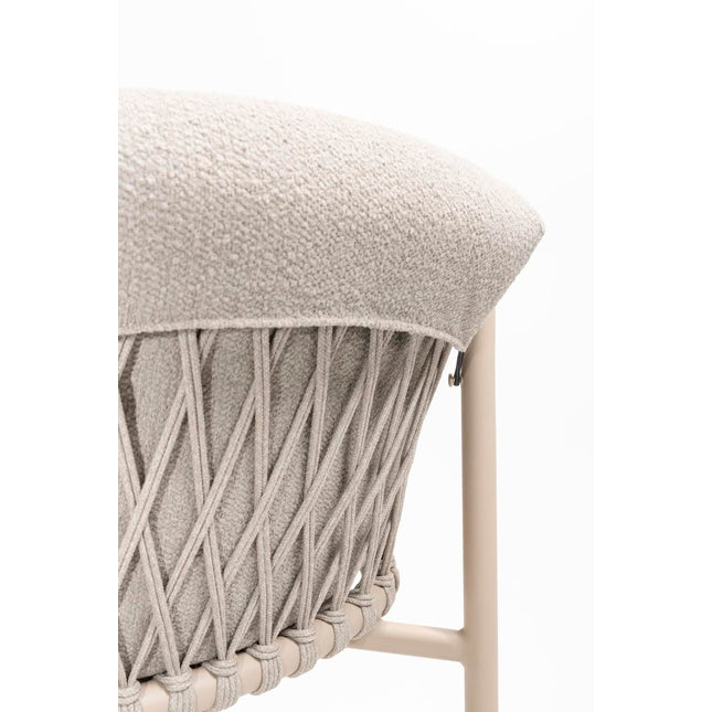 4 Seasons Outdoor Allora dining stoel latte incl. kussen