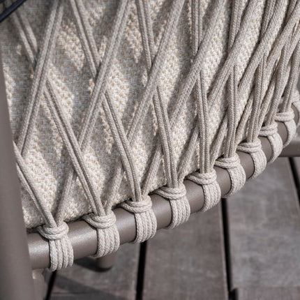 4 Seasons Outdoor Allora Speisesuhl terre inkl. Kissen