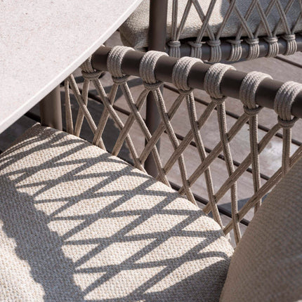 4 Seasons Outdoor Allora Speisesuhl terre inkl. Kissen
