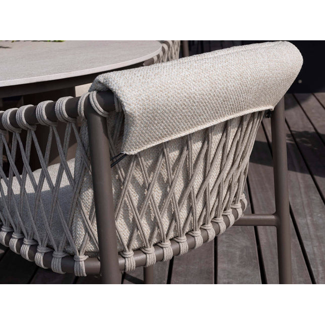 4 Seasons Outdoor Allora dining stoel terre incl. kussen