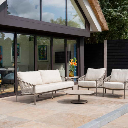 4 Seasons Outdoor Allora 3-zits lounge bank incl. 3 kussens