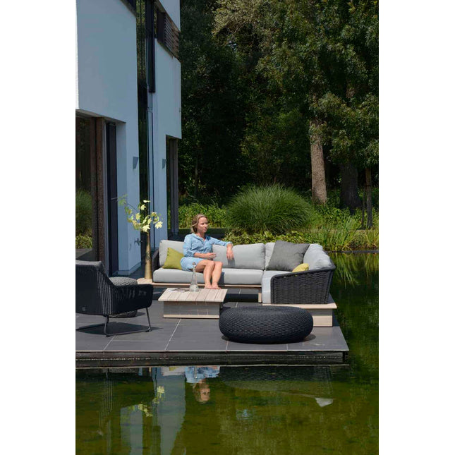 4 Seasons Outdoor Macaron salontafel 95 cm Ø antraciet
