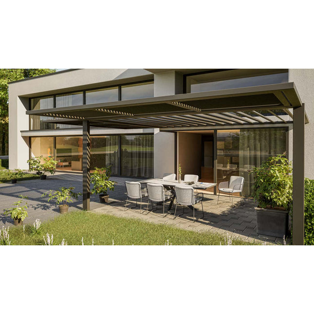 4 Seasons Outdoor Aprilla dining stoel antraciet incl. 2 kussens