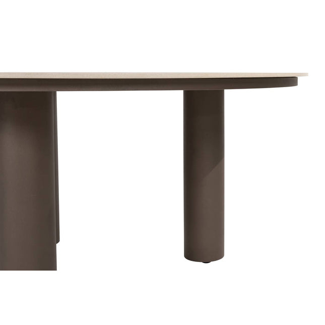 4 Seasons Outdoor Montera Dining + Arizona Tisch Keramikblatt 160 Ø CM