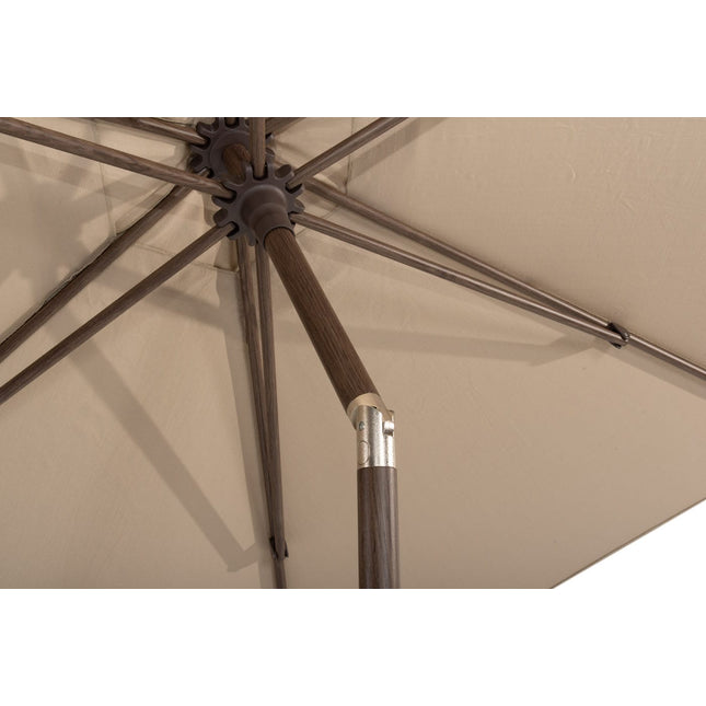 4 Seasons Outdoor Azzurro 300 cm. Ø beach met wenge frame