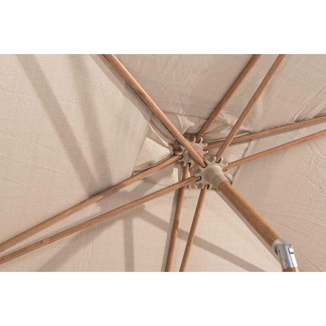 4 Seasons Outdoor Azzurro 200 x 300 cm. zand met houtlook frame